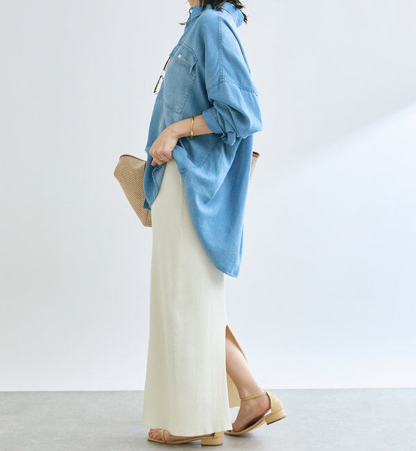  「予約【新色追加/マイナス3kg/レビュー高評価☆】リブタイトスカート」|スカート|