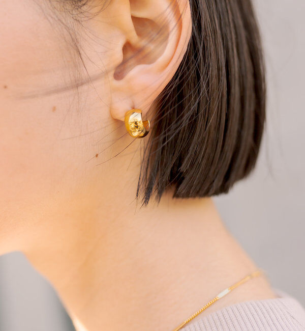  「【R.good(アールドットグッド)】miniHOOPピアス」|ピアス|ゴールド