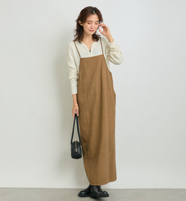  「【MONN.:. (モン)】デニムキャミワンピース」|ワンピース|