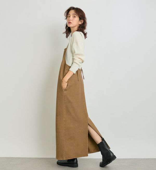  「【MONN.:. (モン)】デニムキャミワンピース」|ワンピース|