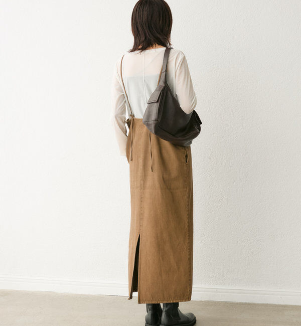  「【MONN.:. (モン)】デニムキャミワンピース」|ワンピース|