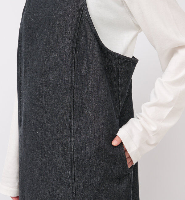  「【MONN.:. (モン)】デニムキャミワンピース」|ワンピース|