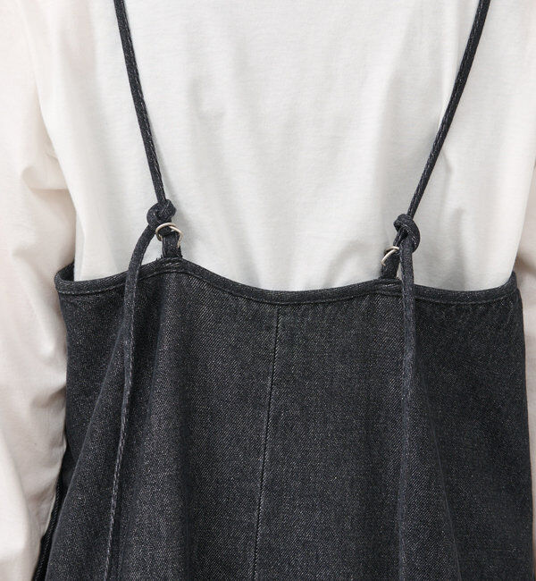  「【MONN.:. (モン)】デニムキャミワンピース」|ワンピース|