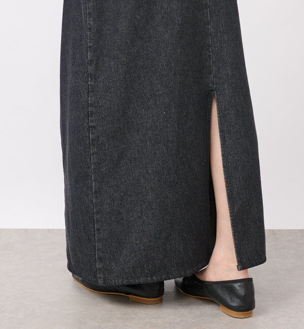  「【MONN.:. (モン)】デニムキャミワンピース」|ワンピース|