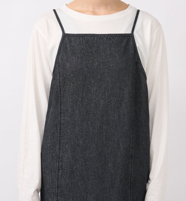  「【MONN.:. (モン)】デニムキャミワンピース」|ワンピース|