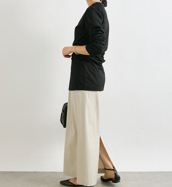  「【ストレッチ◎】ナチュラルストレッチスカート」|スカート|
