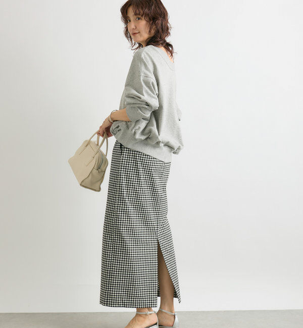  「【ストレッチ◎】ナチュラルストレッチスカート」|スカート|