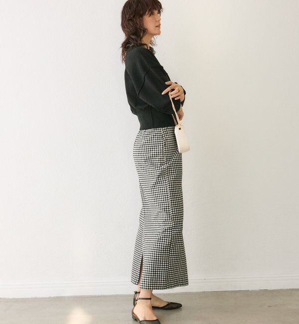  「【ストレッチ◎】ナチュラルストレッチスカート」|スカート|