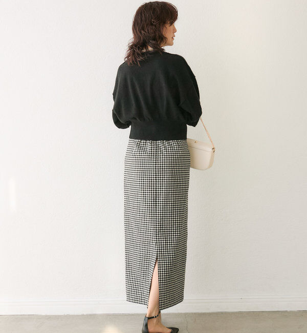  「【ストレッチ◎】ナチュラルストレッチスカート」|スカート|