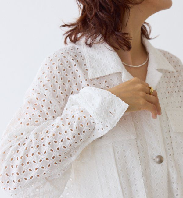  「【着映え◎】レースワークジャケット」|その他|