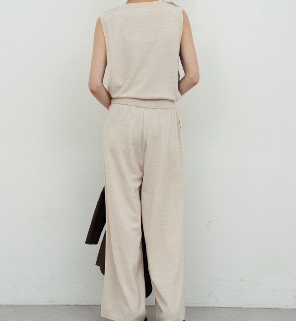  「【HERITANOVUM】スリーブレスニットコンビネゾン」|ワンピース|