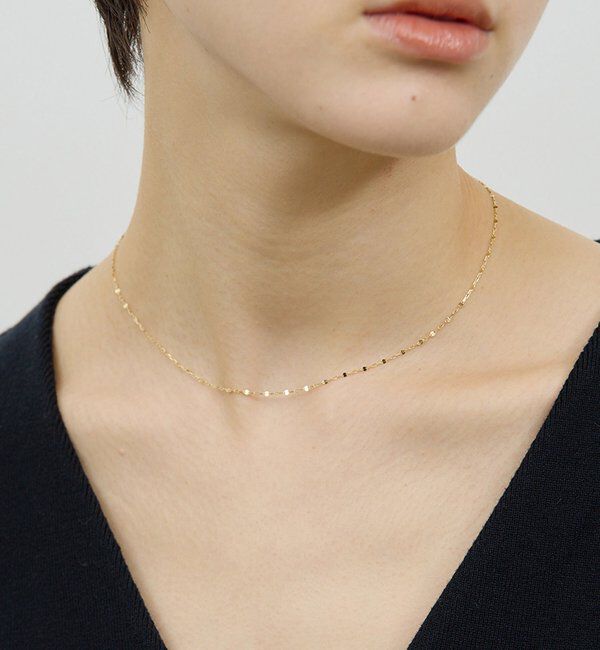  「【2.718】ペタルチェーンネックレス」|リング|ゴールド