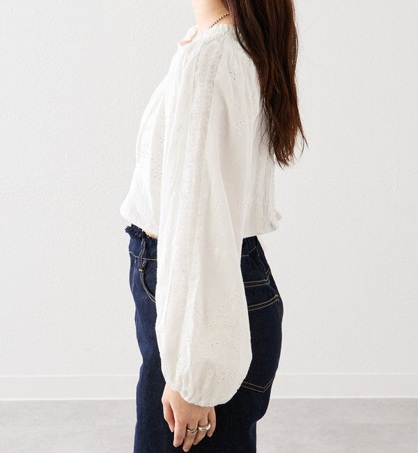  「パネルレースブラウス」|シャツ・ブラウス|