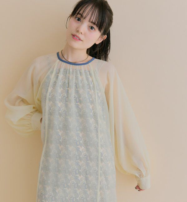  「[森川企画]シアーレイヤード ワンピースSET」|ワンピース|