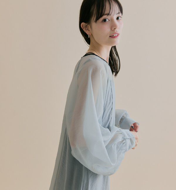  「[森川企画]シアーレイヤード ワンピースSET」|ワンピース|