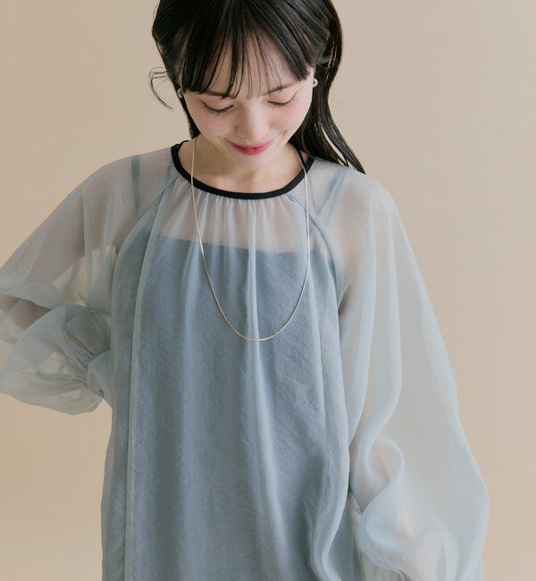  「[森川企画]シアーレイヤード ワンピースSET」|ワンピース|