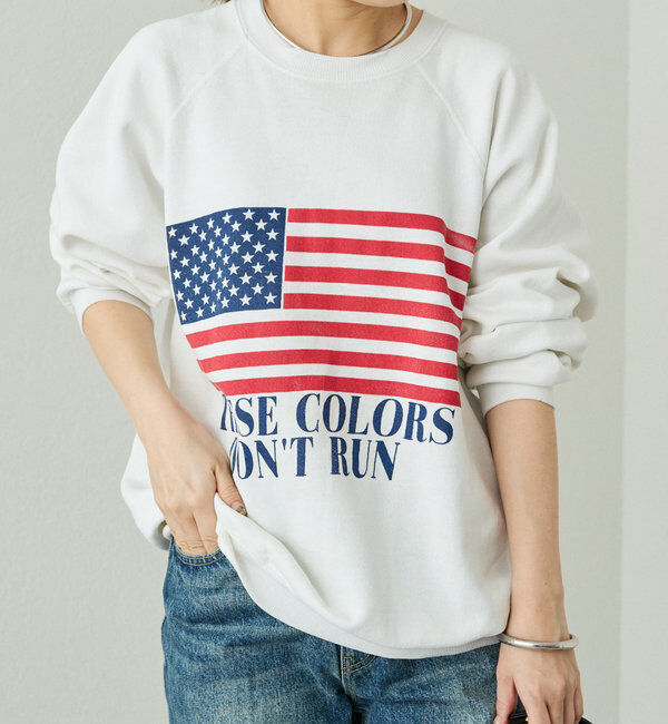  「【20周年限定】 アメリカフラッグスウェット」|Tシャツ・カットソー|オフホワイト