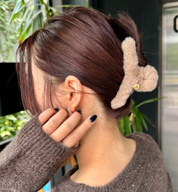 「【新色追加】ファーヘアクリップ」|その他|