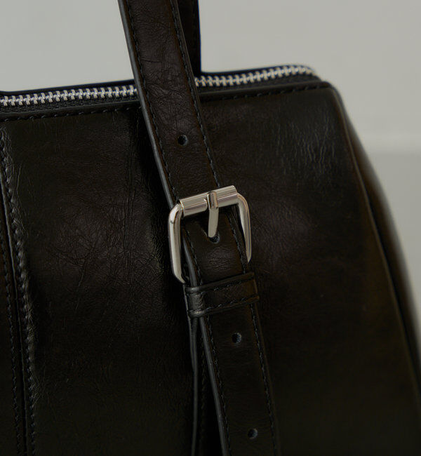  「アシメハンドルロングスリーブボストンバッグ」|ボストンバッグ|