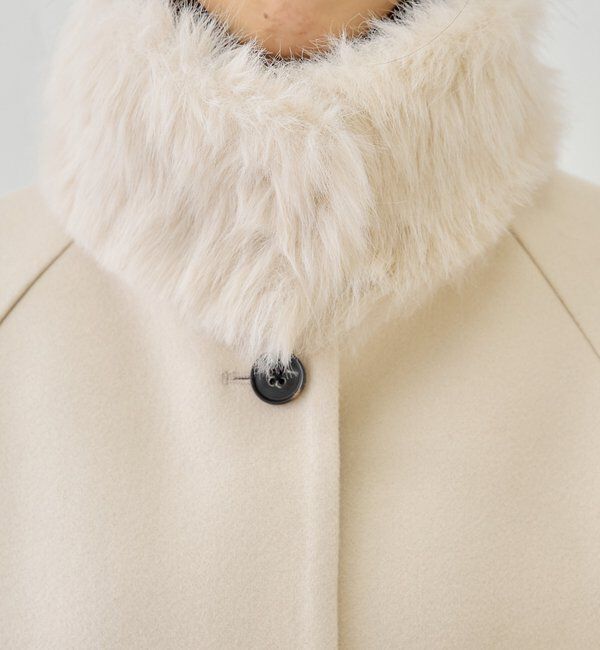  「【WEB限定/REVIVAL】ファー取り外しケープコート」|その他|