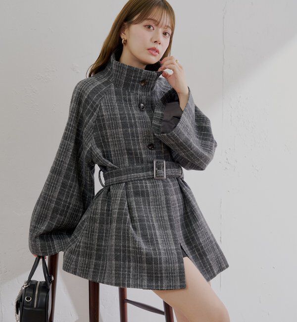  「【WEB限定/REVIVAL】ファー取り外しケープコート」|その他|