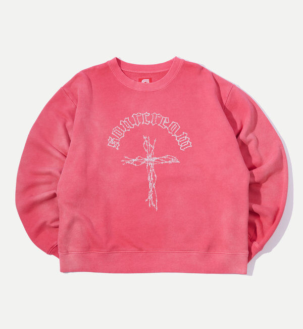  「【Sourcream/サワークリーム】クロスロゴスウェット（2サイズ展開）」|Tシャツ・カットソー|