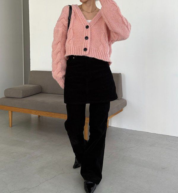  「BIGケーブルカーディガン」|カーディガン|