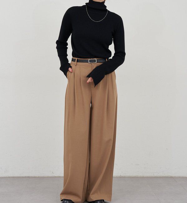  「【新色登場】【インフルエンサー＠tsuru00コラボ】3タックスラックスパンツ」|チノ|