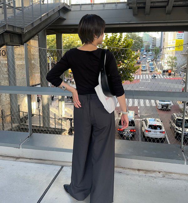  「【新色登場】【インフルエンサー＠tsuru00コラボ】3タックスラックスパンツ」|チノ|