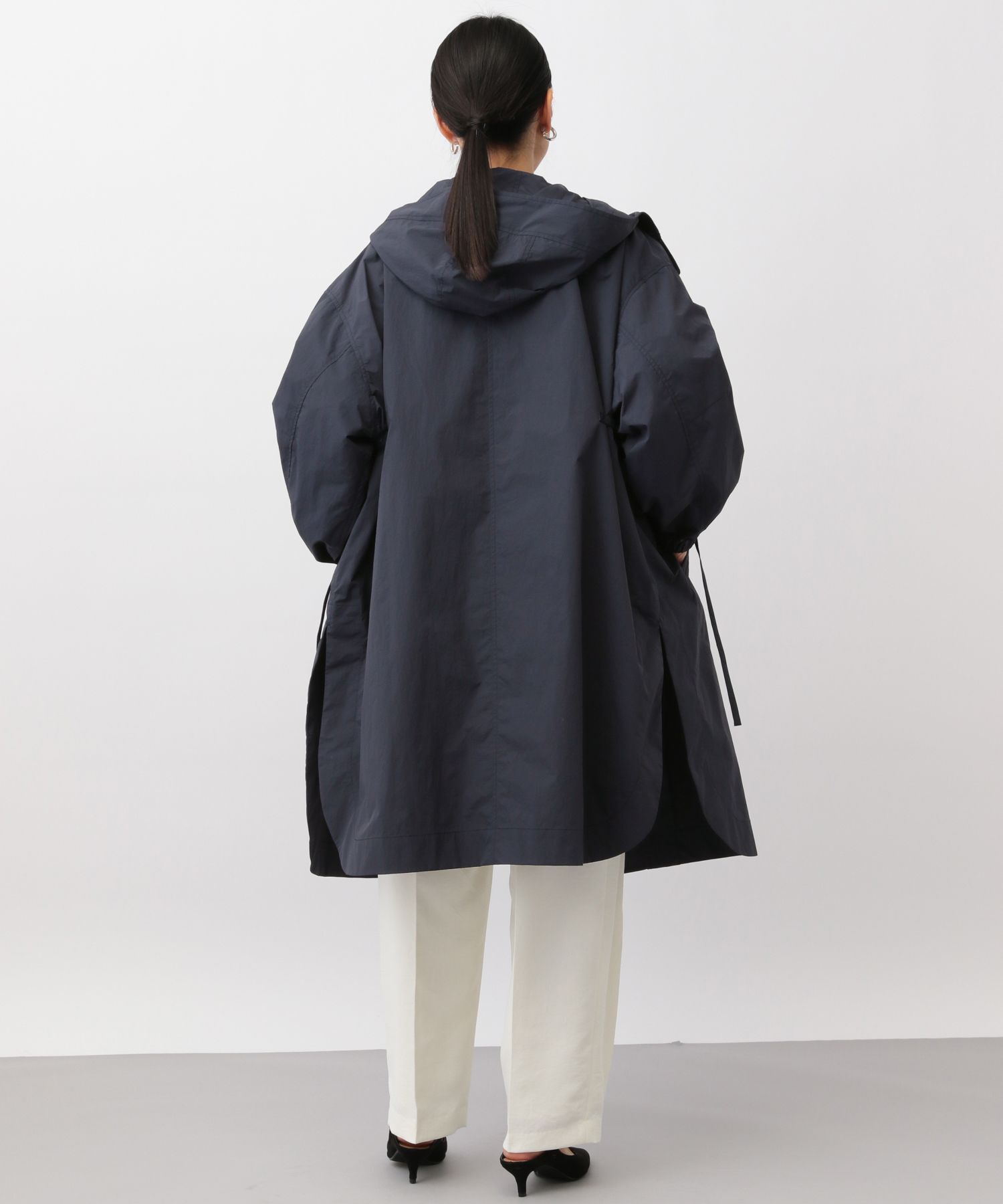 A part by 「【レインコート】ハッスイフードロングコート」|レインコート|