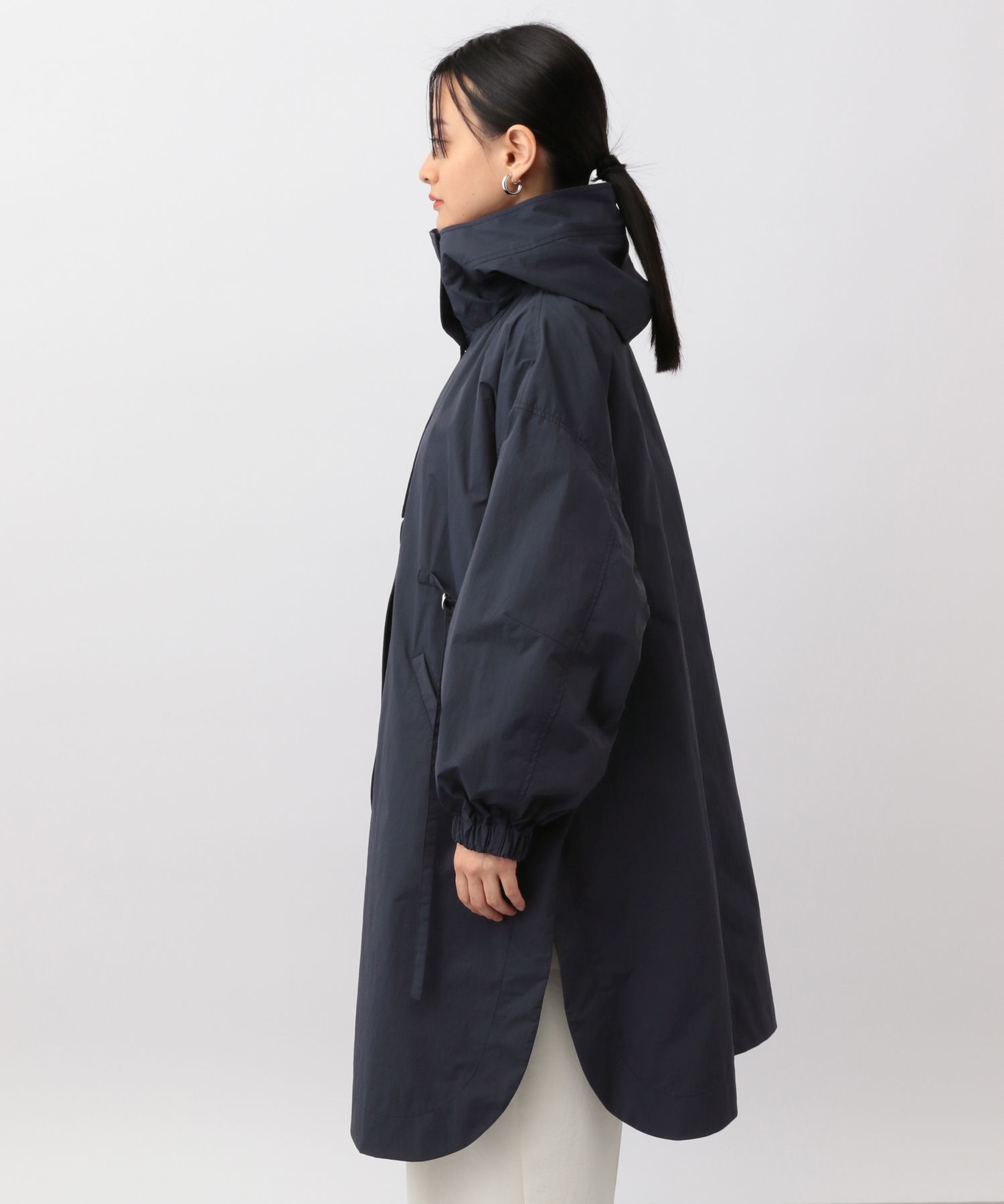 A part by 「【レインコート】ハッスイフードロングコート」|レインコート|