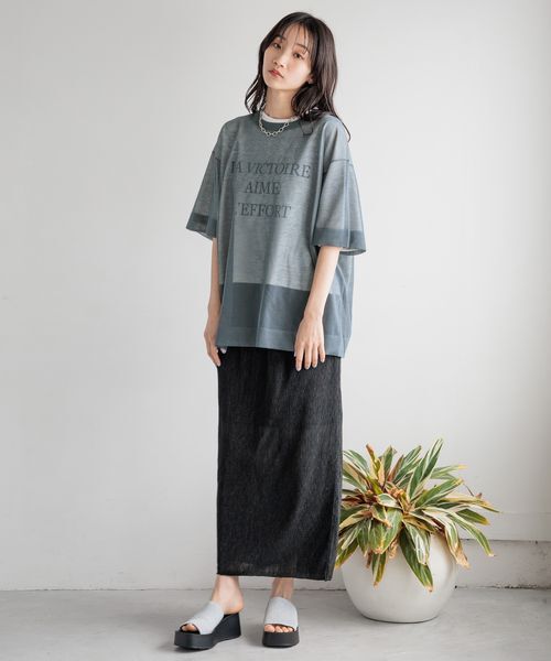 LOWRYS FARM「ヨウリュウプリーツスカート」|スカート|