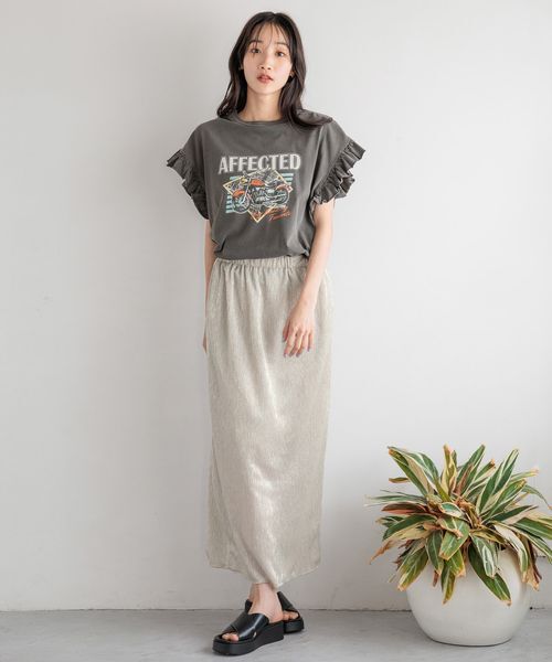 LOWRYS FARM「ヨウリュウプリーツスカート」|スカート|