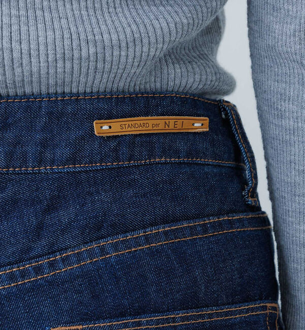 collex「定番人気！美シルエット　セミワイドデニムパンツ」|デニム|