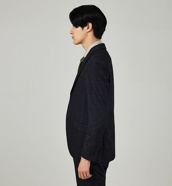 ABAHOUSE「【セットアップ対応/FLEX JACKET】プリント ポンチ ジャケット」|テーラードジャケット|