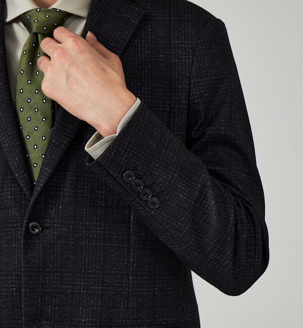 ABAHOUSE「【セットアップ対応/FLEX JACKET】プリント ポンチ ジャケット」|テーラードジャケット|