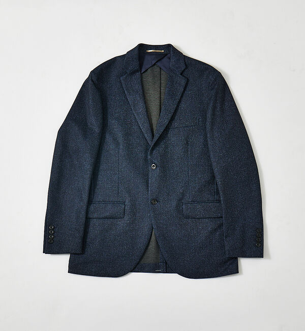 ABAHOUSE「【セットアップ対応/FLEX JACKET】プリント ポンチ ジャケット」|テーラードジャケット|