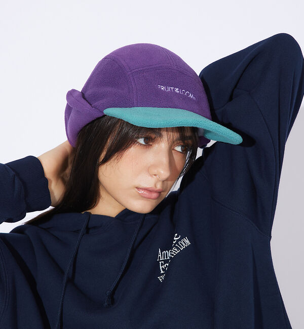 ABAHOUSE「【FRUIT OF THE LOOM/フルーツオブザルーム】FLEECE 耳当て」|その他|パープル