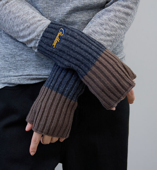 ABAHOUSE「【PENDLETON / ペンドルトン】PDT-LOGO WPN KNIT GL」|手袋|チャコールグレー