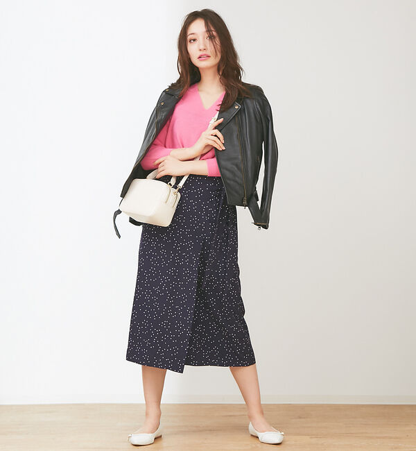 Rouge vif「ランダムドットスカート」|スカート|