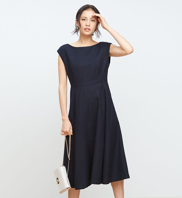 Rouge vif「ツィードフィット&フレアワンピース」|ワンピース|