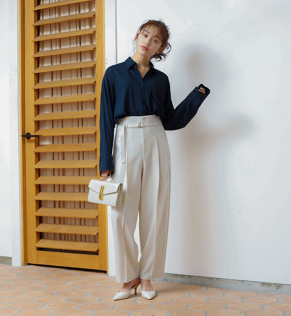 Rouge vif「レーヨンとろみシャツ」|シャツ・ブラウス|