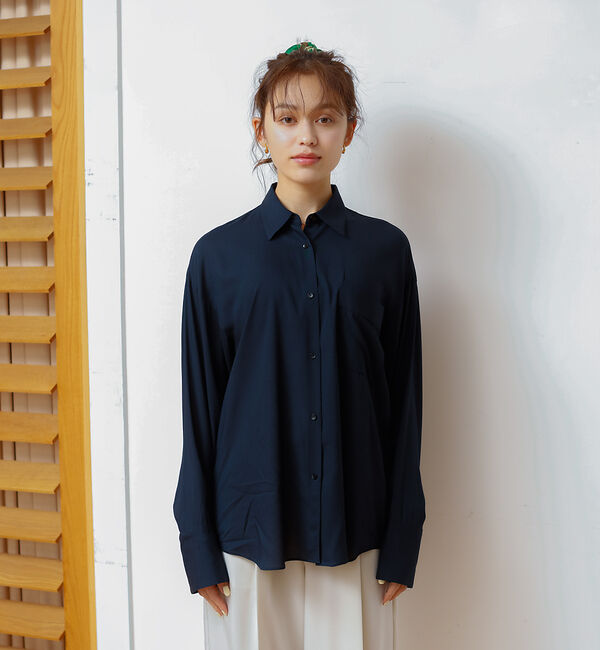 Rouge vif「レーヨンとろみシャツ」|シャツ・ブラウス|