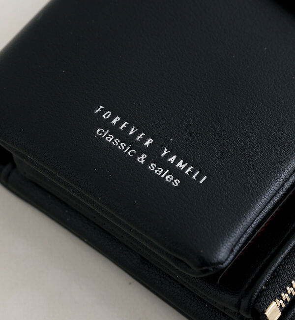 Rouge vif「【mienx un】長財布/ポリウレタン/大容量/ウォレット/ロングスタイル」|財布|