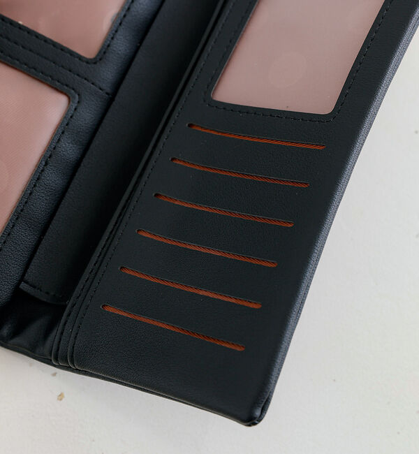 Rouge vif「【mienx un】長財布/ポリウレタン/大容量/ウォレット/ロングスタイル」|財布|