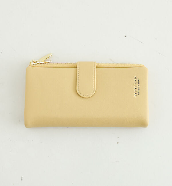 Rouge vif「【mienx un】長財布/ポリウレタン/大容量/ウォレット/ロングスタイル」|財布|