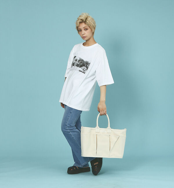 Rouge vif「【VegieBAG/ベジバッグ】LARGE / キャンバストートバッグ / 大容」|トートバッグ|