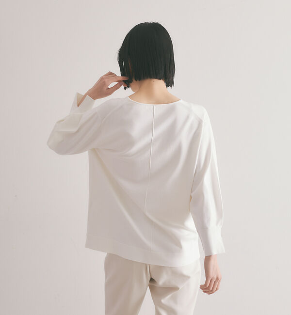 qualite「レーヨンストレッチニット」|ニット・セーター|