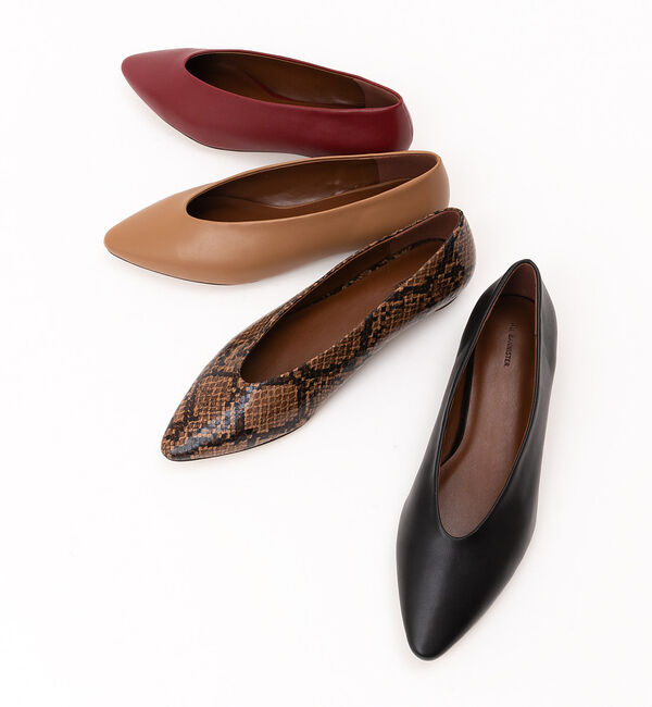 AU BANNISTER「【WEB限定】ソフトポインテッドパンプス」|パンプス|