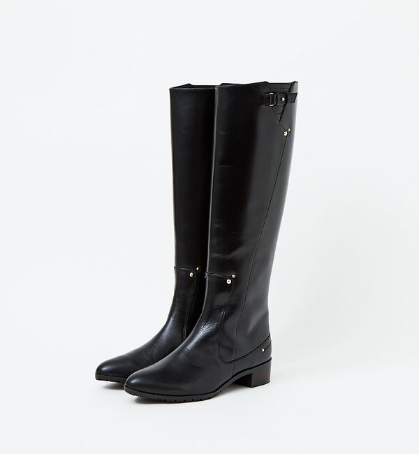 AU BANNISTER「【スノーソール】ロングブーツ」|ショートブーツ|ブラック